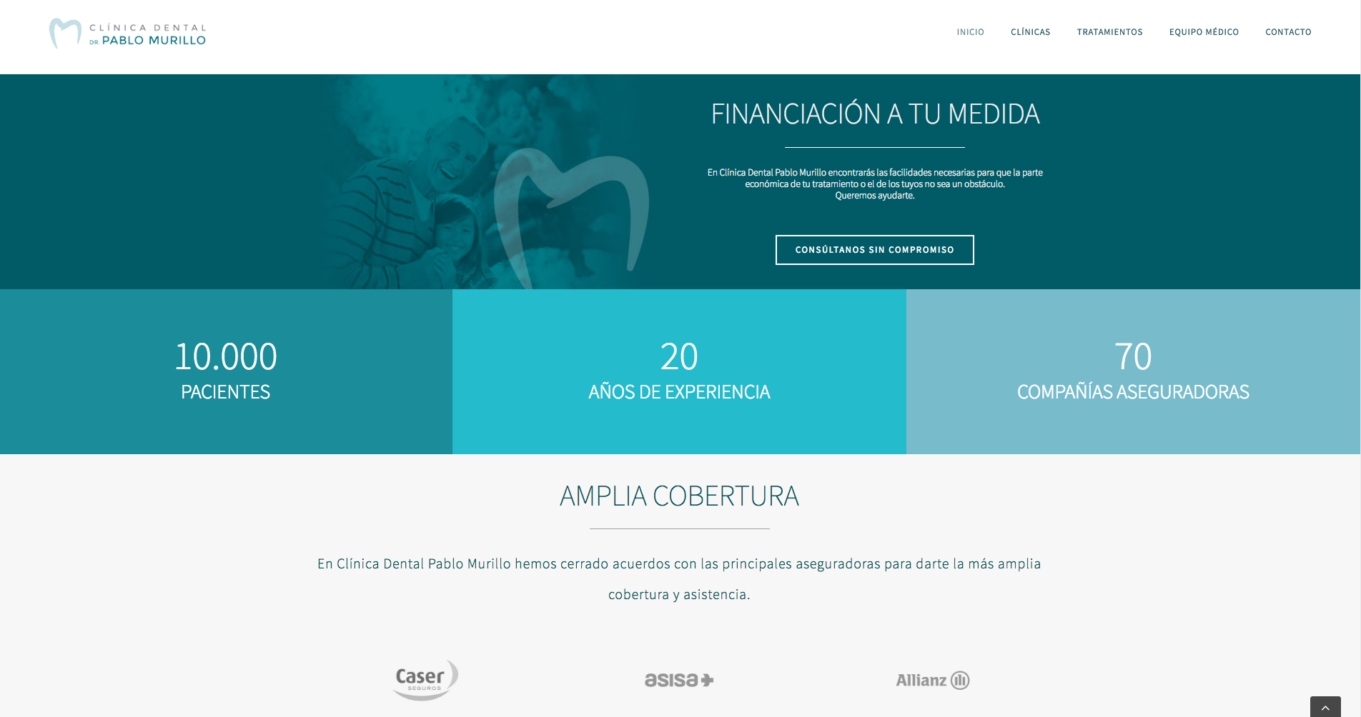 Web Clínica Dental Pablo Murillo 3